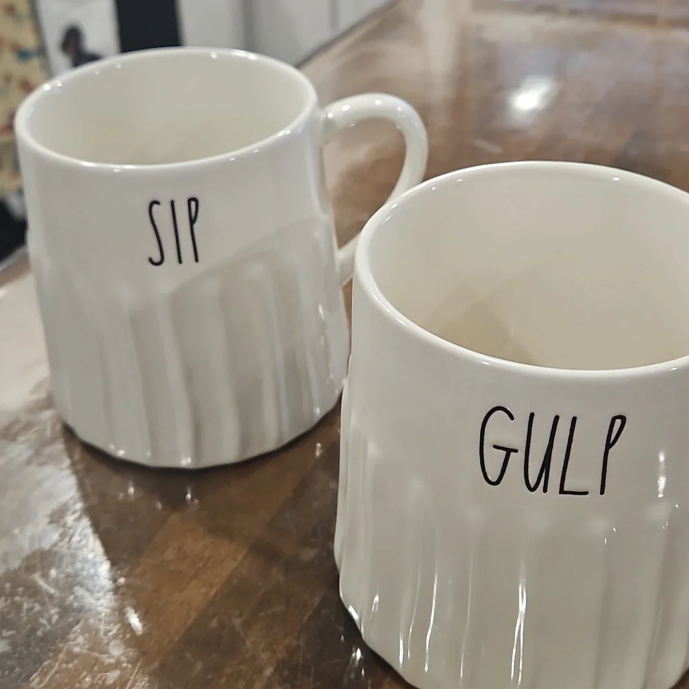 RAE DUNN Sip & Gulp Mugs - Picture 2 of 3